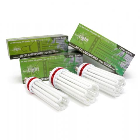 Bombilla Pure Light CFL GreenPower-125W/200W/250W, 2700/6400