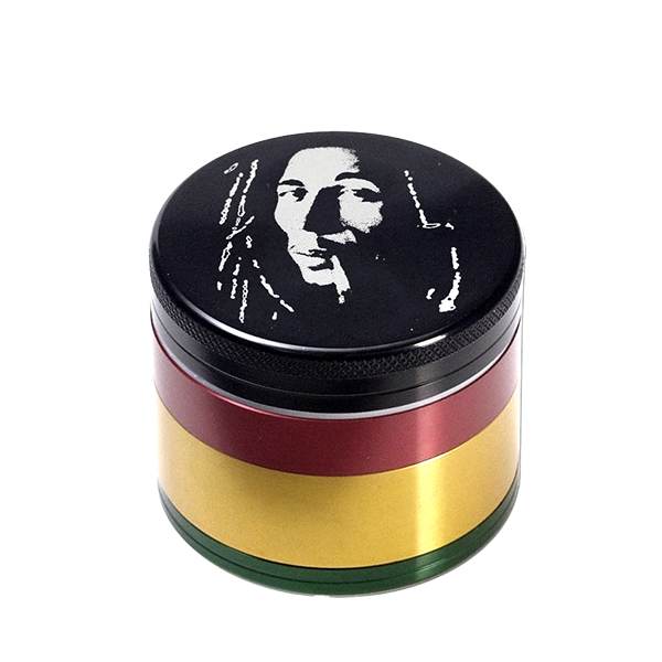 Grinder Polinizador Metal Supergrinder Bob Marley 40 mm